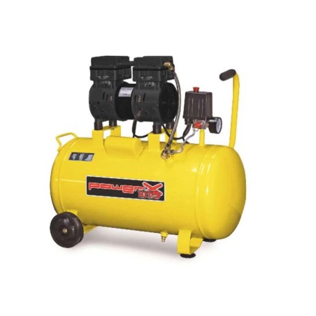 Compressore silenziato a secco 24 Lt Aria compressa Motore 1 Hp 8 Bar PH024S